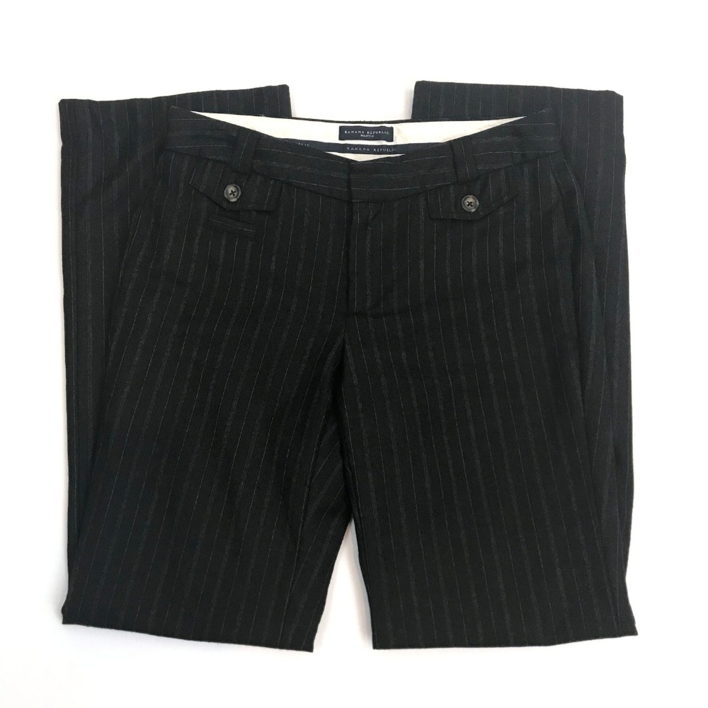 Banana Republic Martin Black Wool Career Pants Sz4
